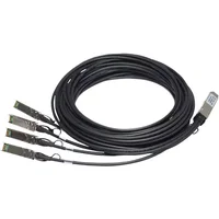 HPE Networking Comware X240 40G QSFP+ to 4x10G SFP+ 3m Direct Attach Copper Splitter Cable. Cable length: 3 m Connector 1: SFP+ Connector 2: SFP+