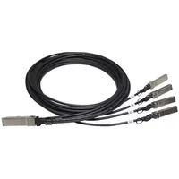 HPE Networking Comware X240 40G QSFP+ to 4x10G SFP+ 5m Direct Attach Copper Splitter Cable. Cable length: 5 m Connector 1: SFP+ Connector 2: SFP+