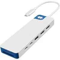 HYPER HD4103BUGL interface hub USB 3.2 Gen 1 (3.1 Gen 1) Type-C 5000 Mbit/s Blue White