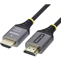 StarTech.com 50cm (1.6ft) Premium Certified High Speed HDMI Cable, Ultra Flexible HDMI Cable, 4K 60Hz/1440p 144Hz w/HDR10/ARC, 18Gbps, High Flex Braided HDMI Cord