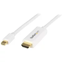 StarTech.com Mini DisplayPort to HDMI Converter Cable - 3 ft (1m) - 4K - White