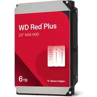 Western Digital Red Plus WD60EFPX internal hard drive 6 TB 5400 RPM 256 MB 3.5" Serial ATA