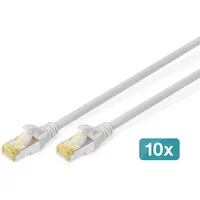 Digitus CAT 6A S/FTP patch cable. 10 pieces