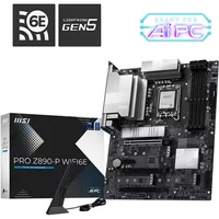 MSI PRO Z890-S WIFI 7 Intel LGA1851 DDR5 PCIe 5.0 Thunderbolt 4 ATX Motherboard