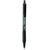 BIC Soft Feel Clic Retractable Ballpoint Pen Black Pack of 12 - Ballpoint Pens - Retractable Pens