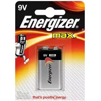 Energizer Max 522 9V Battery - 9V Batteries - Alkaline Batteries