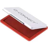 Q-Connect Stamp Pad Metal Case Medium 110 x 70mm Red KF25212 KF25212