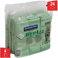Wypall Microfibre Cloths 400x400mm Green Pack of 6 8396 KC83960