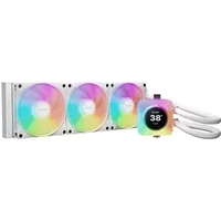 be quiet! Light Loop IO LCD 360mm White AIO CPU Liquid Cooler, IPS Display, ARGB, 3x Light Wings LX 120mm PWM Fans and IO Controller - Liquid Coolers - AIO Coolers