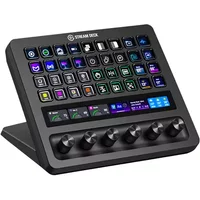 Elgato Stream Deck + XL. Housing colour: Black Number of buttons: 36 buttons Control type: Buttons. Power source type: USB USB port type: USB Type-C. Width: 147 mm Depth: 205 mm Height: 175 mm