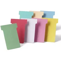 Nobo T-Cards 160gsm Tab Top 15mm W92x Bottom W80x Full H120mm Size 3