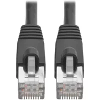 Tripp Lite N262-003-BK Cat6a 10G Snagless Shielded STP Ethernet Cable (RJ45 M/M) PoE Black 3 ft. (0.91 m)