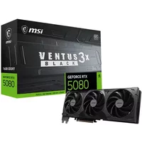 MSI VENTUS GEFORCE RTX 5080 16G 3X OC BLACK graphics card NVIDIA 16 GB GDDR7