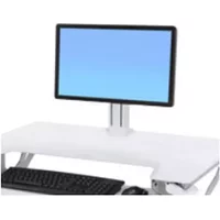Ergotron WorkFit Single LD Monitor Kit mounting component - for LCD display - white