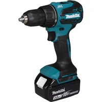 Makita 18V LXT BRUSHLESS COMBI & 101 BITSET. Type: Drill. Idle speed (max): 1900 RPM Sound power level: 96 dB. Power source: Battery. Weight: 1.4 g Width: 81 mm Depth: 172 mm. Country of origin: China