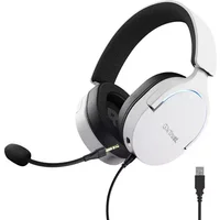 Trust GXT 490 FAYZO Headset Wired Head-band Motorcycle USB Type-A Black White