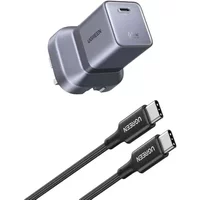 Ugreen Nexode Air 65W USB-C Mini GaN Charger +1m USB-C to USB-C Cable