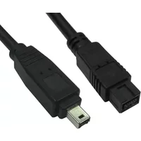 Cables Direct 3.5mm - 2xRCA. 3m audio cable Black. Red