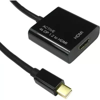 Cables Direct mini DP - HDMI 15cm 0.15 m Mini DisplayPort Black