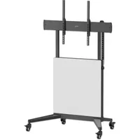 Manhattan Trolley Mount Stand for TV & Monitors (tool free height adjust) For screens:60" to 100"VESA:all between 200x200 to 1000x600mm -check the dimensions of the four mounting holes on back of screen to ensure it fitsMax 80kgHeight 1240 to 156