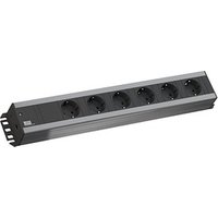 BACHMANN 6-fach Steckdosenleiste 2,0 m schwarz BACHMANN 6-fach Steckdosenleiste 2,0 m schwarz