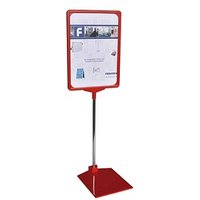 FRANKEN Infoständer PSM A4 01 rot DIN A4 FRANKEN Infoständer PSM A4 01 rot DIN A4