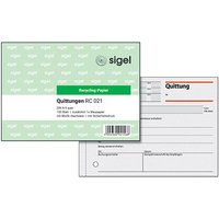 SIGEL Quittung, MwSt. separat ausgewiesen Formularbuch RC021 SIGEL Quittung, MwSt. separat ausgewiesen Formularbuch RC021