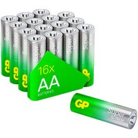 16 GP Batterien SUPER Mignon AA 1,5 V 16 GP Batterien SUPER Mignon AA 1,5 V