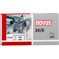 1.000 novus Heftklammern SUPER 24/6 1.000 novus Heftklammern SUPER 24/6