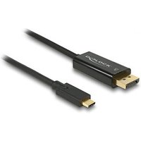 DeLOCK USB C/DisplayPort Kabel 4K 60Hz 2,0 m schwarz, 1 St. DeLOCK USB C/DisplayPort Kabel 4K 60Hz 2,0 m schwarz, 1 St.