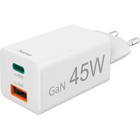 hama GaN-Ladeadapter weiß, 45 Watt hama GaN-Ladeadapter weiß, 45 Watt