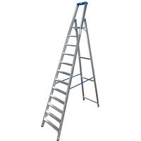 KRAUSE Stehleiter einseitig STABILO silber 12 Stufen, H: 375,0 cm KRAUSE Stehleiter einseitig STABILO silber 12 Stufen, H: 375,0 cm