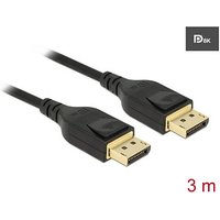 DeLOCK DisplayPort 1.4 Kabel 8K 60 Hz 3,0 m schwarz, 1 St. DeLOCK DisplayPort 1.4 Kabel 8K 60 Hz 3,0 m schwarz, 1 St.