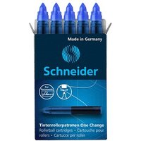 Schneider One Change Tintenrollerminen blau 0,6 mm 5 St. Schneider One Change Tintenrollerminen blau 0,6 mm 5 St.