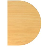 HAMMERBACHER Anbautisch höhenverstellbar Gradeo buche, weiß halbrund 60,0 x 80,0 x 65,5 - 82,5 cm HAMMERBACHER Anbautisch höhenverstellbar Gradeo buche, weiß halbrund 60,0 x 80,0 x 65,5 - 82,5 cm