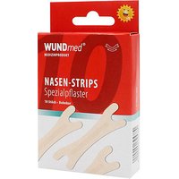 WUNDmed® Pflaster Nasen-Strips 02-096 beige 1,9 x 6,6 cm, 10 St. WUNDmed® Pflaster Nasen-Strips 02-096 beige 1,9 x 6,6 cm, 10 St.