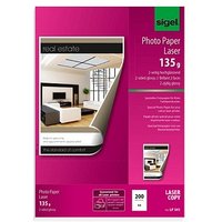 SIGEL Fotopapier LP341 DIN A4 hochglänzend 135 g/qm 200 Blatt SIGEL Fotopapier LP341 DIN A4 hochglänzend 135 g/qm 200 Blatt