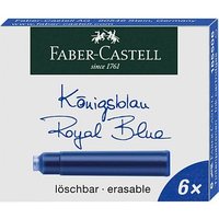 FABER-CASTELL 185506 Tintenpatronen für Füller königsblau 6 St. FABER-CASTELL 185506 Tintenpatronen für Füller königsblau 6 St.