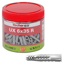 fischer UX 6x35 R 531027 Universaldübel Ø 6 mm x 35 mm, 185 St. fischer UX 6x35 R 531027 Universaldübel Ø 6 mm x 35 mm, 185 St.
