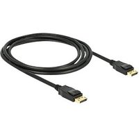 DeLOCK DisplayPort Kabel 2,0 m schwarz, 1 St. DeLOCK DisplayPort Kabel 2,0 m schwarz, 1 St.