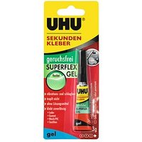 UHU SUPERFLEX GEL Sekundenkleber 3,0 g UHU SUPERFLEX GEL Sekundenkleber 3,0 g