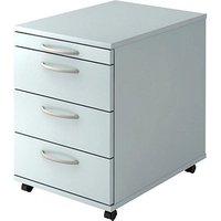 HAMMERBACHER Altus Rollcontainer lichtgrau 4 Auszüge 42,8 x 58,0 x 59,0 cm HAMMERBACHER Altus Rollcontainer lichtgrau 4 Auszüge 42,8 x 58,0 x 59,0 cm