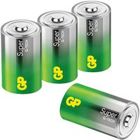 4 GP Batterien SUPER Mono D 1,5 V 4 GP Batterien SUPER Mono D 1,5 V