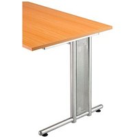 HAMMERBACHER Prokura Seitenblenden silber 12,5 x 61,5 cm HAMMERBACHER Prokura Seitenblenden silber 12,5 x 61,5 cm