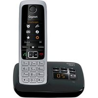 Gigaset C430A Schnurlostelefon mit Anrufbeantworter schwarz-silber Gigaset C430A Schnurlostelefon mit Anrufbeantworter schwarz-silber