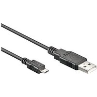goobay USB 2.0 A/Micro USB 2.0 B Kabel 1,8 m schwarz, 1 St. goobay USB 2.0 A/Micro USB 2.0 B Kabel 1,8 m schwarz, 1 St.