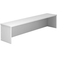 HAMMERBACHER Thekenaufsatz gerade, lichtgrau 155,0 x 32,0 x 35,0 cm HAMMERBACHER Thekenaufsatz gerade, lichtgrau 155,0 x 32,0 x 35,0 cm