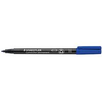 STAEDTLER Lumocolor Folienstift blau 1,0 mm permanent