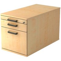 HAMMERBACHER Haziender Rollcontainer ahorn 3 Auszüge 42,8 x 80,0 x 51,2 cm HAMMERBACHER Haziender Rollcontainer ahorn 3 Auszüge 42,8 x 80,0 x 51,2 cm