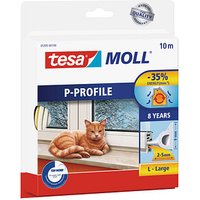 tesa tesamoll® P-Profil Fenster-Dichtungsband weiß 9,0 mm x 10,0 m 1 St.